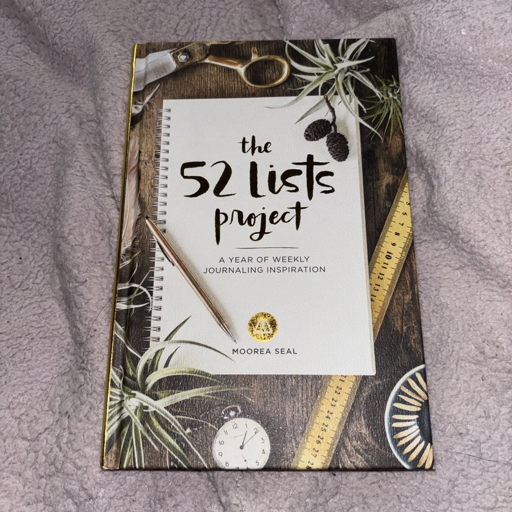 The 52 Lists Project Botanical Pattern : A Year of Weekly Journaling